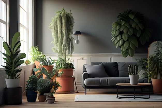 Indoor plants for living room